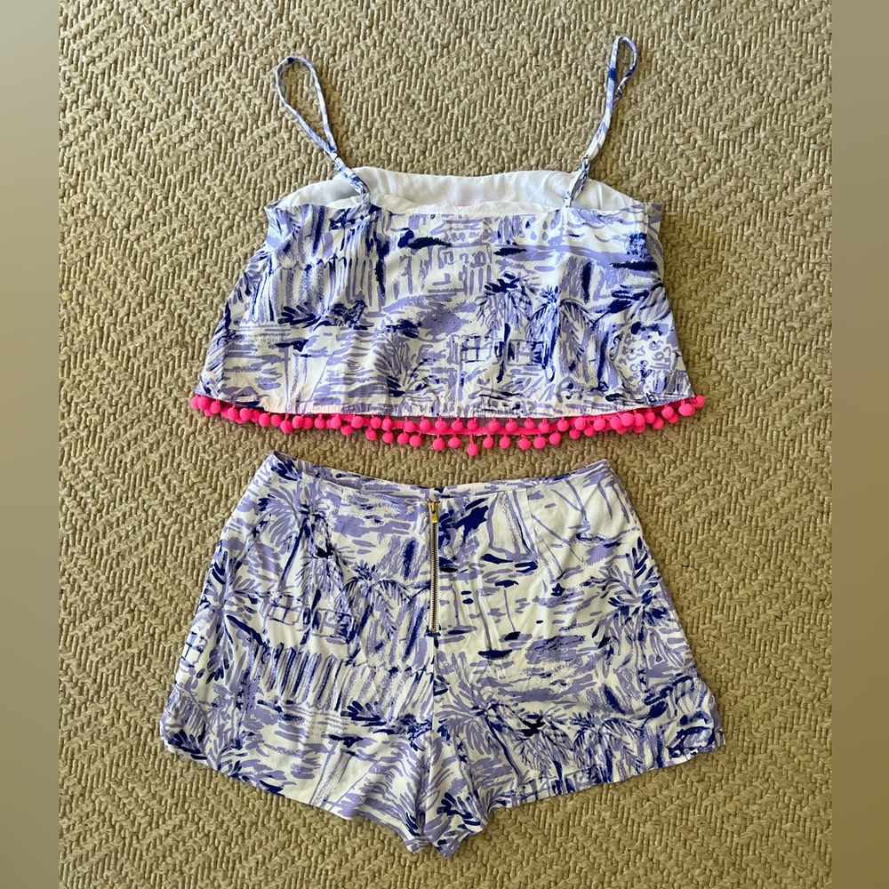 Lilly Pulitzer Lilac Verbena Rock the Deck Franni Set - 4 - Picture 7 of 15